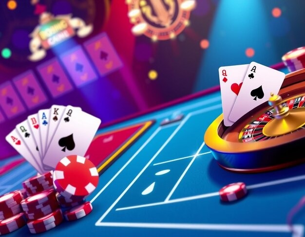 Speed Baccarat live dealer studio with multiple camera angles on kencana slot mobile app